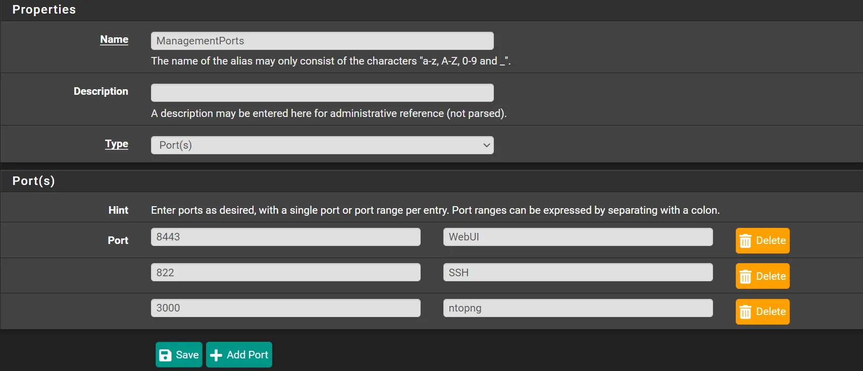firewall-port-aliases