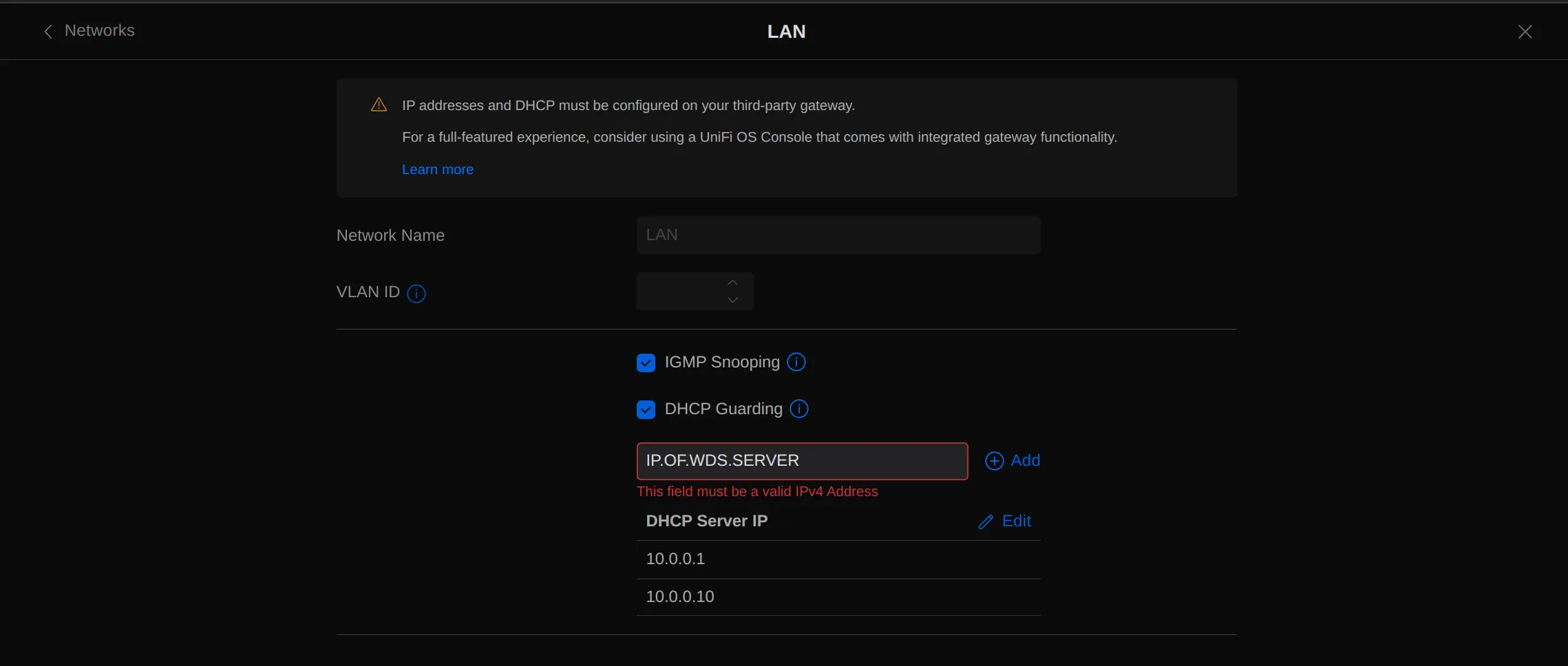 unifi-dhcp-guarding